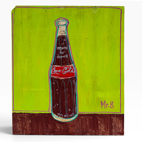 Mister 8 19x22 Cola on Wood WP6557